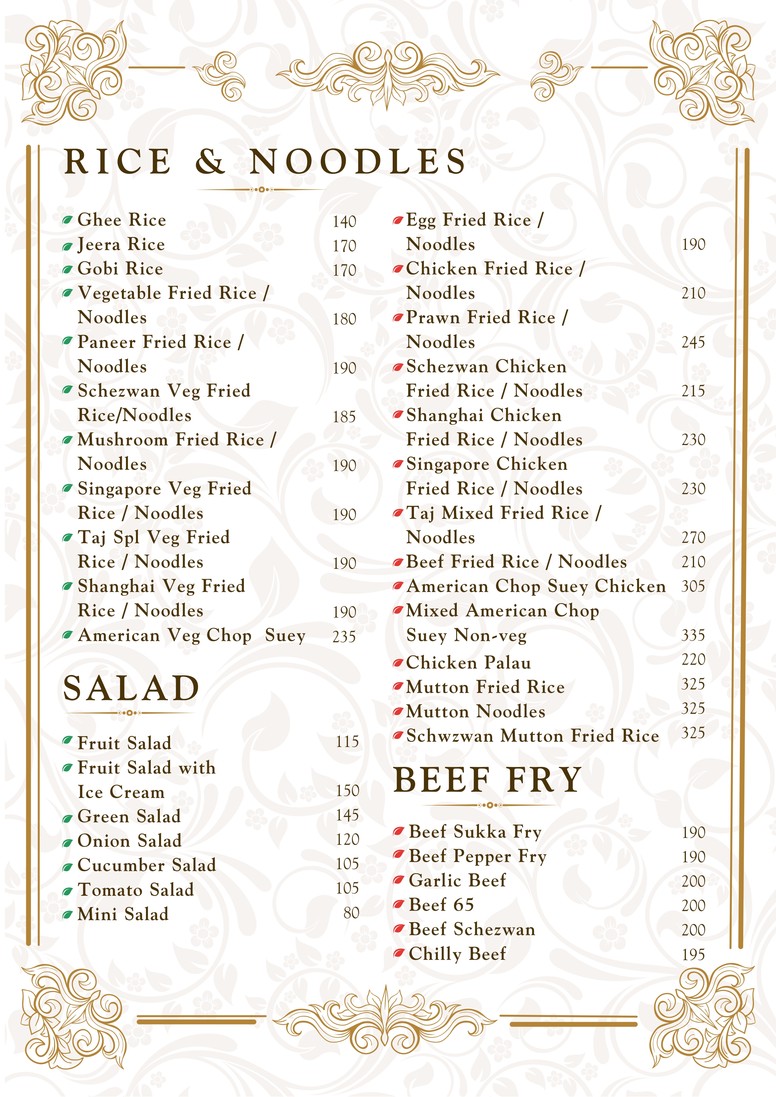 Menu Page 4